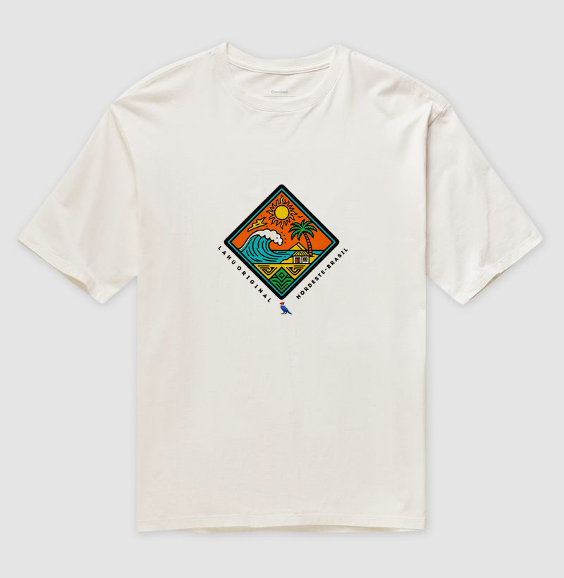 “Sinta o sol, o mar e a alma do Nordeste com a estampa Lahu Original. Cores vibrantes, energia tropical e autenticidade brasileira — feita para quem vive o verão o ano inteiro.” - Imagem 4