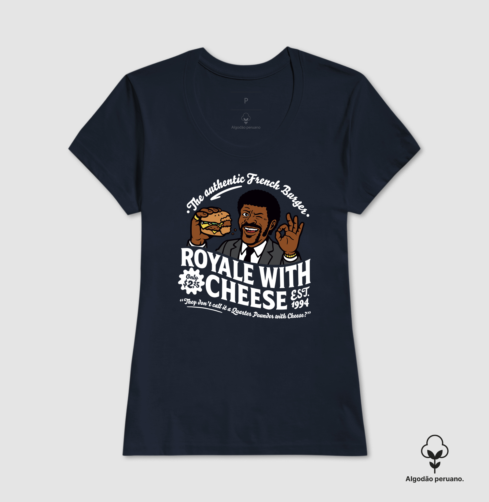 Camiseta Algodão Peruano Royale With Cheese - Imagem 7