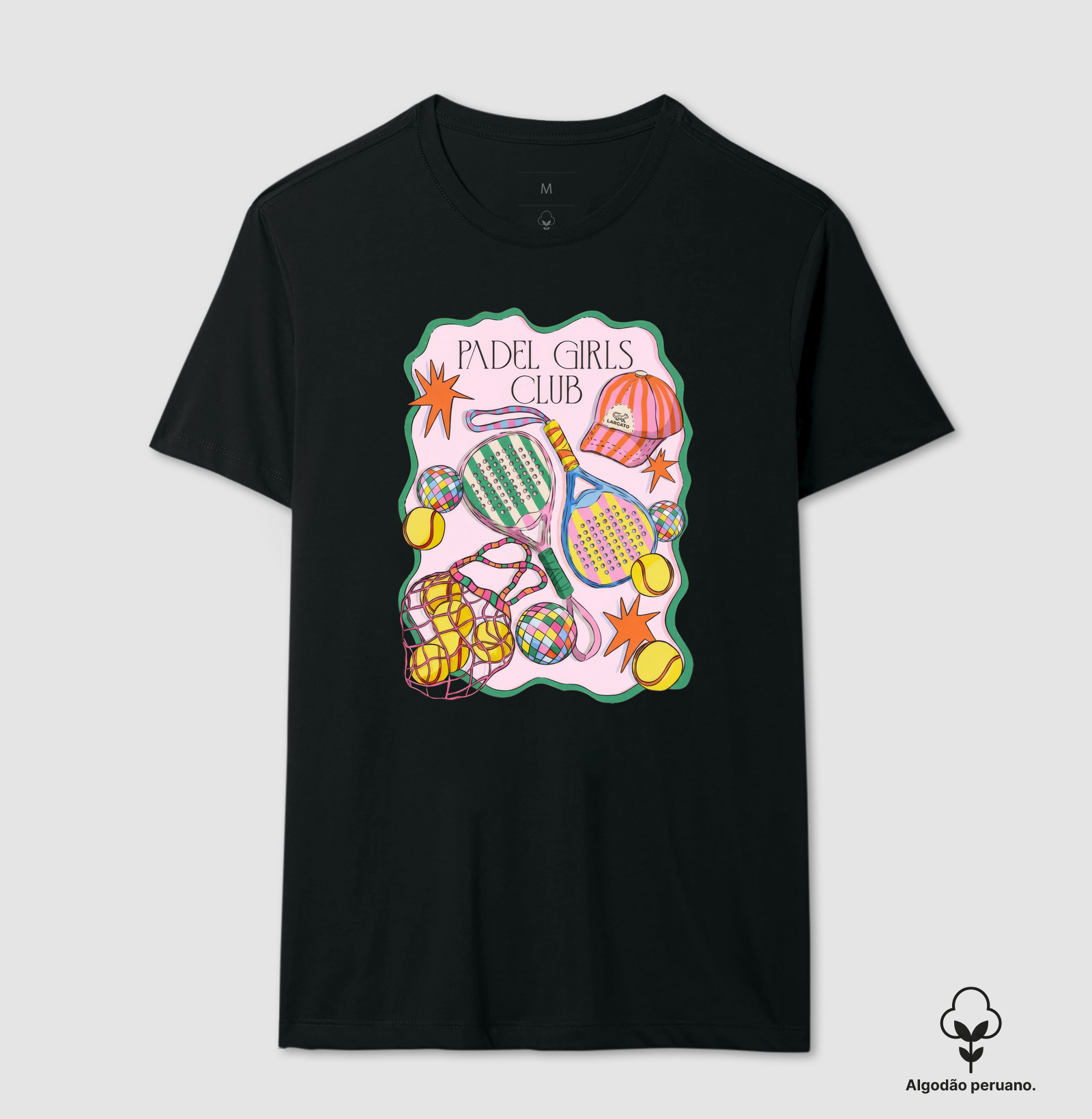 Camiseta Feminina Padel Girls Club Retrô - Imagem 6