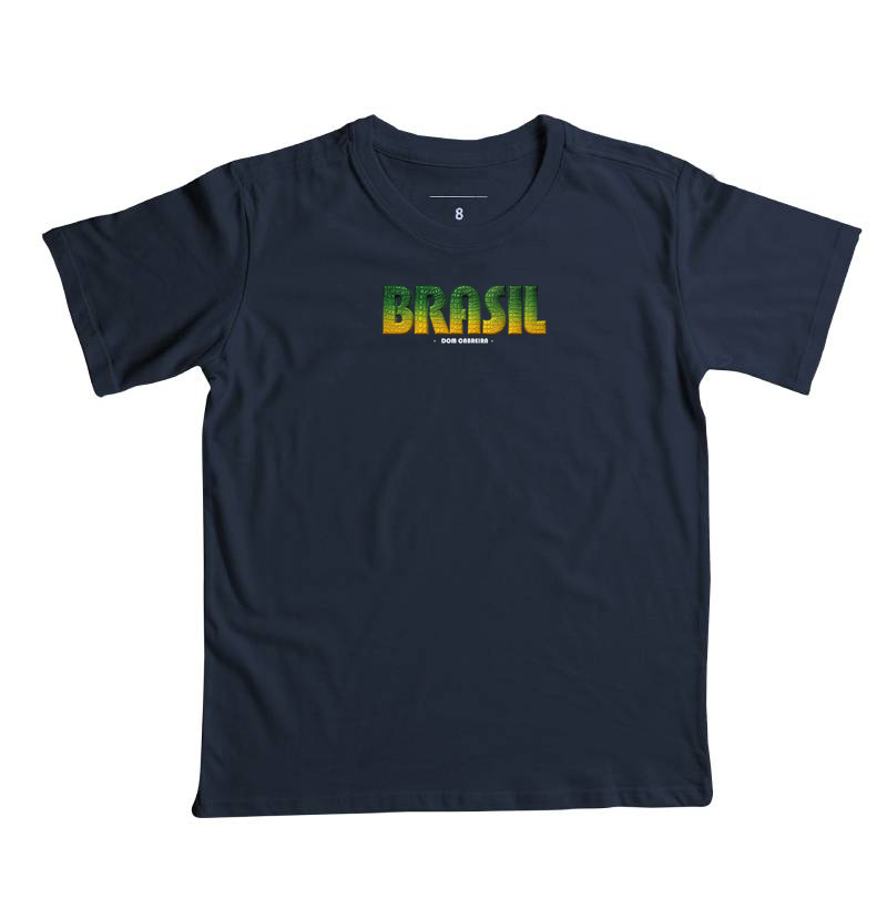 Camiseta Infantil BRASIL Unissex - Imagem 7
