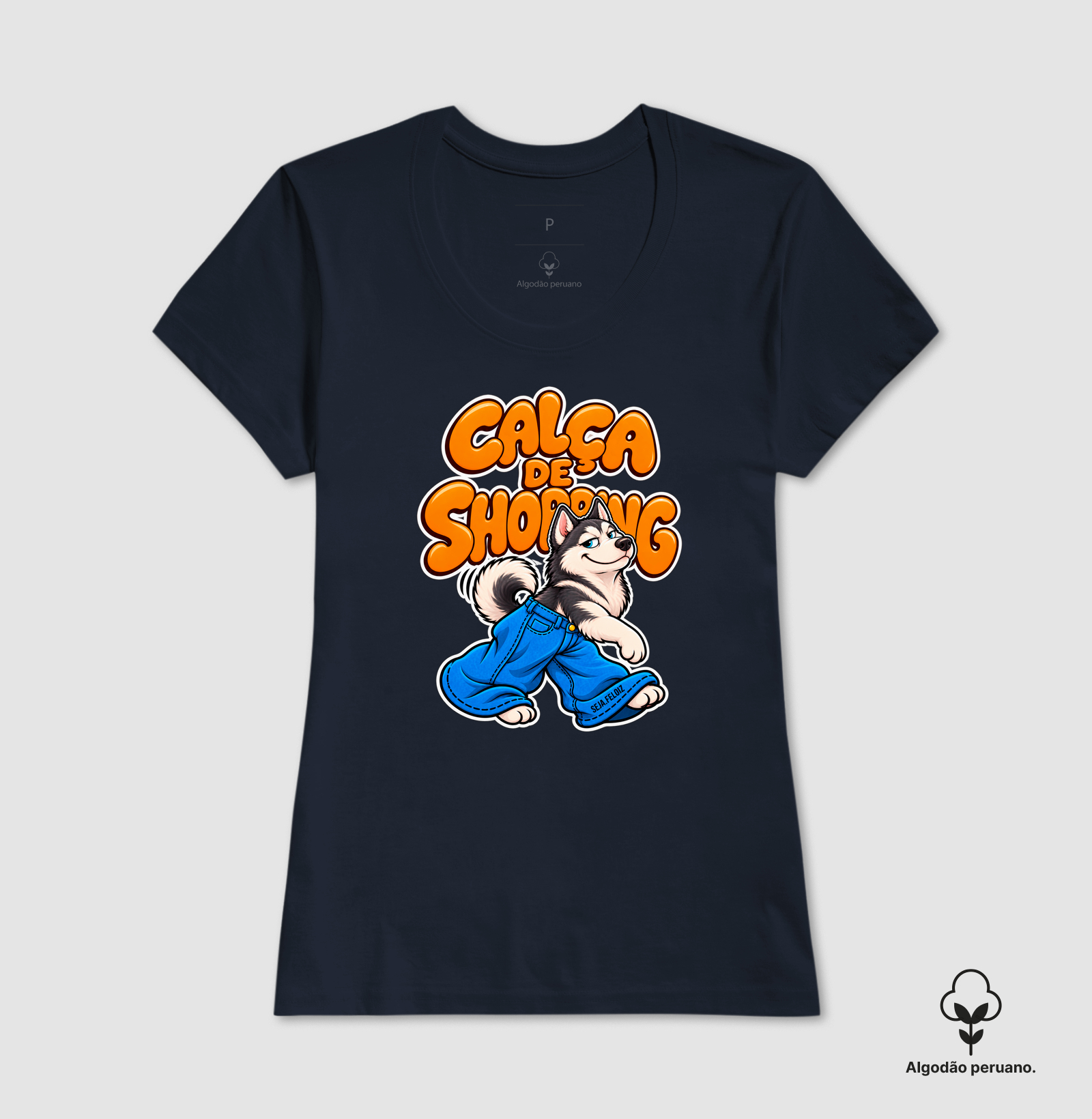 🐺 Calça de Shopping – Husky Edition 👖🛍️ - Imagem 6