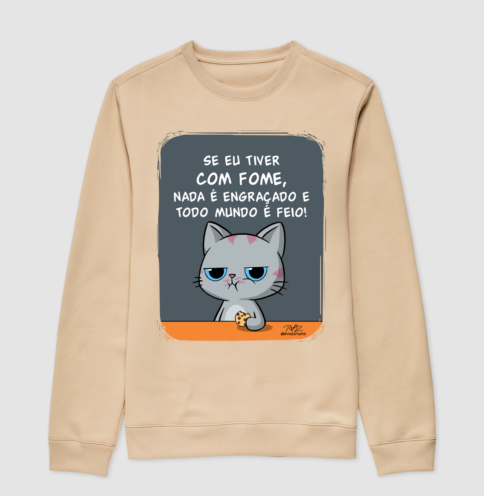 Camiseta Gato Sincero Fome - Imagem 3