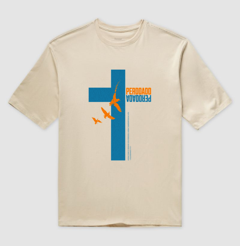 Perdoado — Camiseta Oversized - Imagem 5