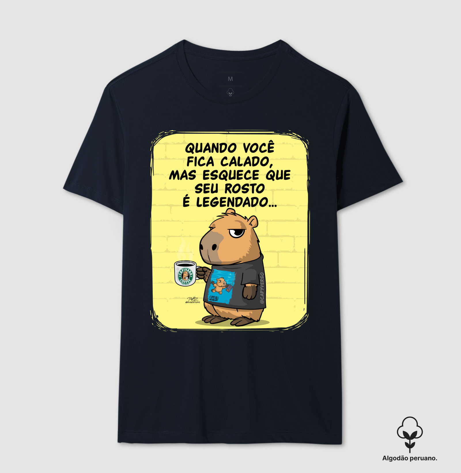 Camiseta Capivara Legendado - Imagem 3