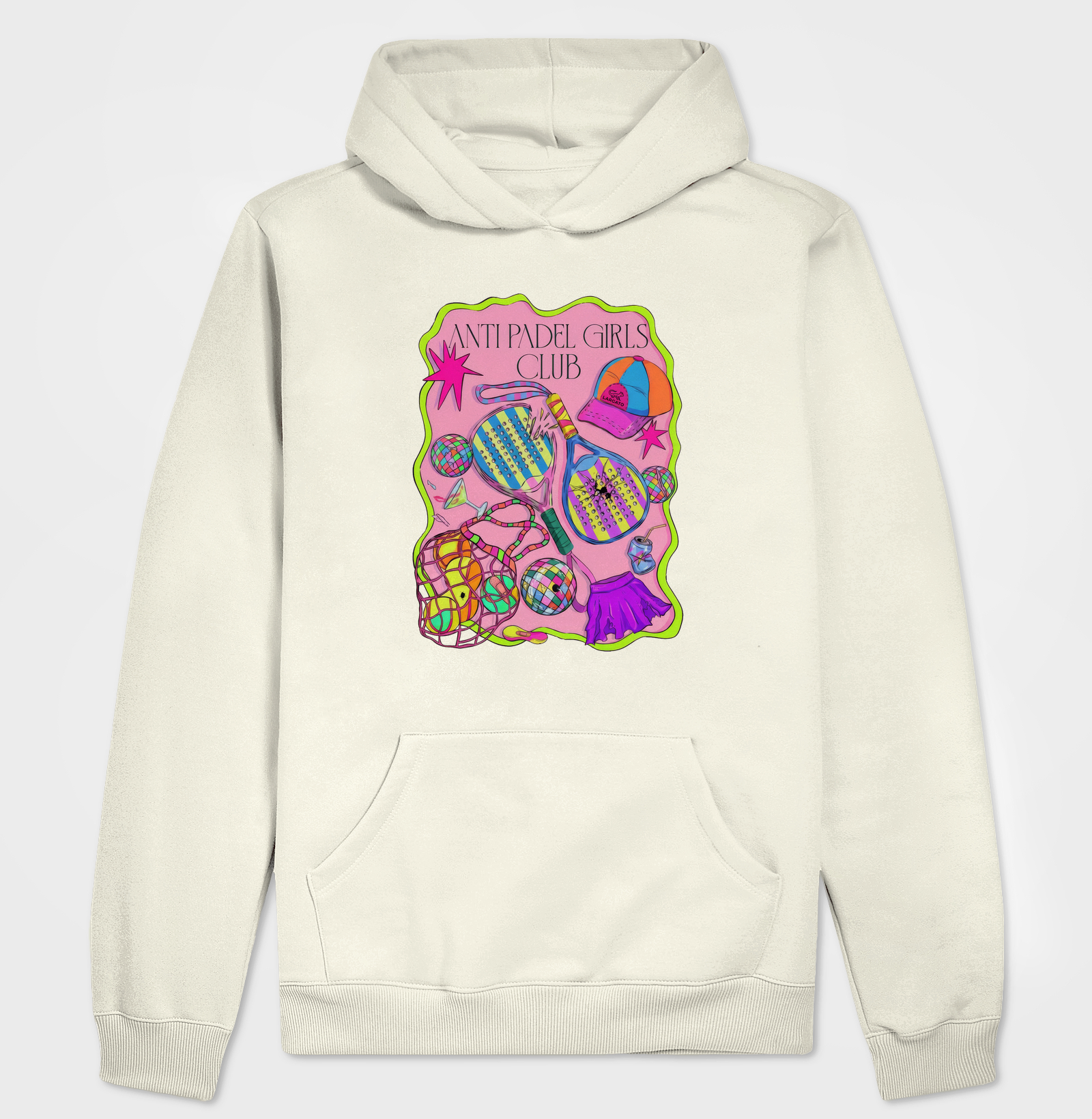 Camiseta Feminina Anti Padel Girls Club Rosa - Imagem 3