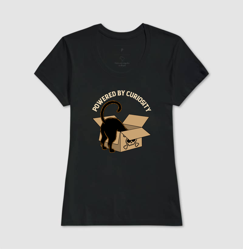 Camiseta Curiosidade do Gato - Imagem 3