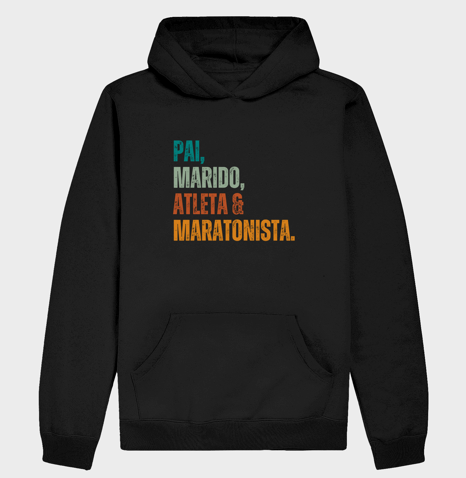 Hoodie Moletom Corrida - Pai, Marido, Atleta e Maratonista - Imagem 2