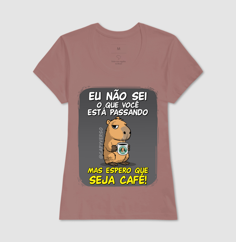 Camiseta Capivara Seja Café - Imagem 17