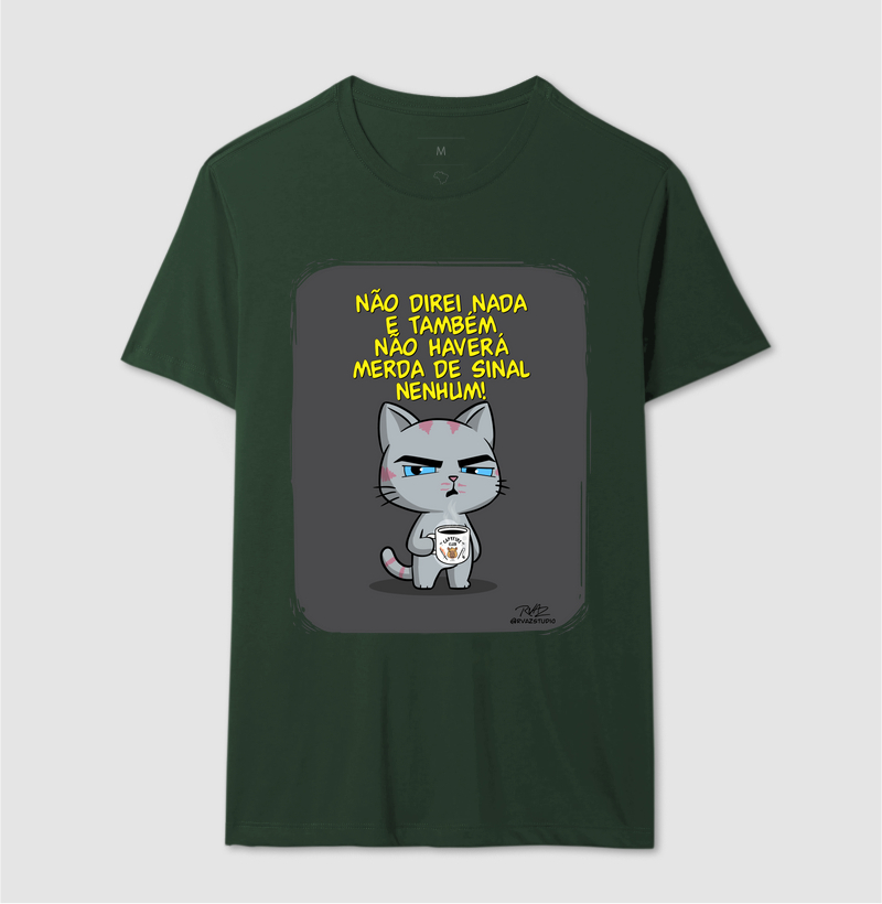 Camiseta Gato Sincero Sinal Nenhum - Imagem 12