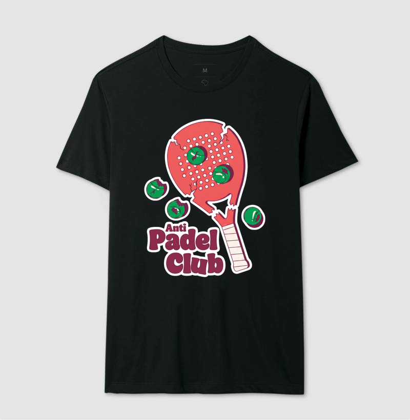 Camiseta Anti Padel Club Raquete Quebrada - Imagem 2