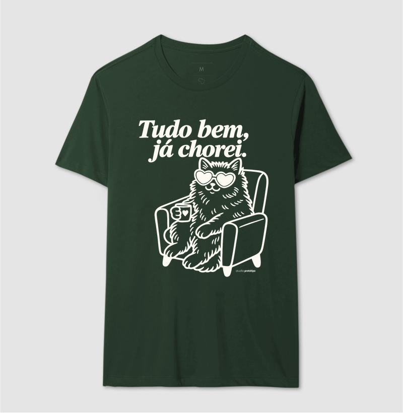 Camiseta Tudo Bem, Já Chorei - Imagem 12