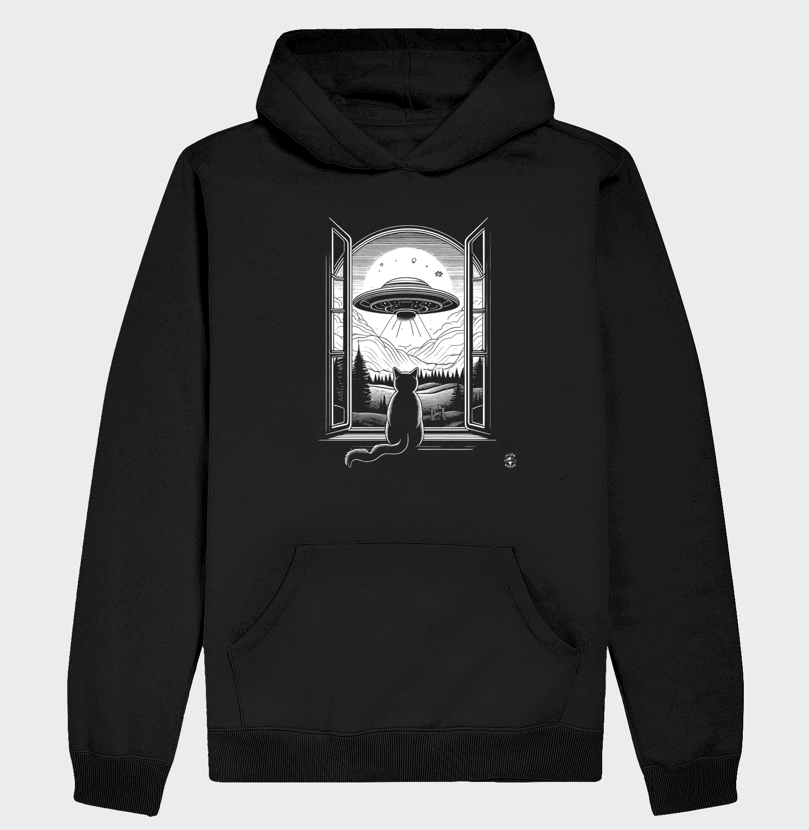 Hoodie Moletom O Gato e o OVNI