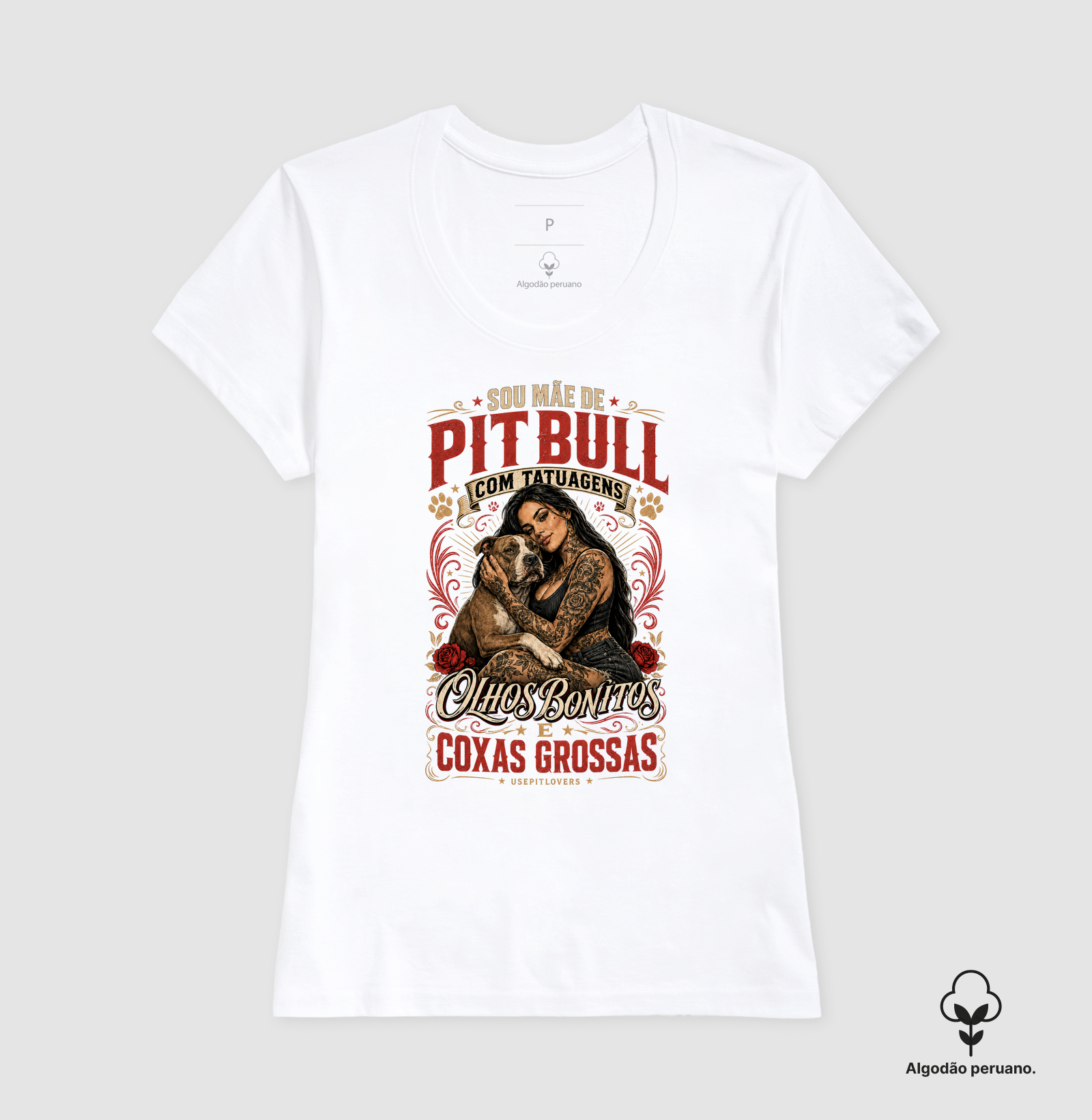 SOU MÃE DE PITBULL COM TATUAGENS OLHOS BONITOS E COXA GROSSAS - Imagem 4