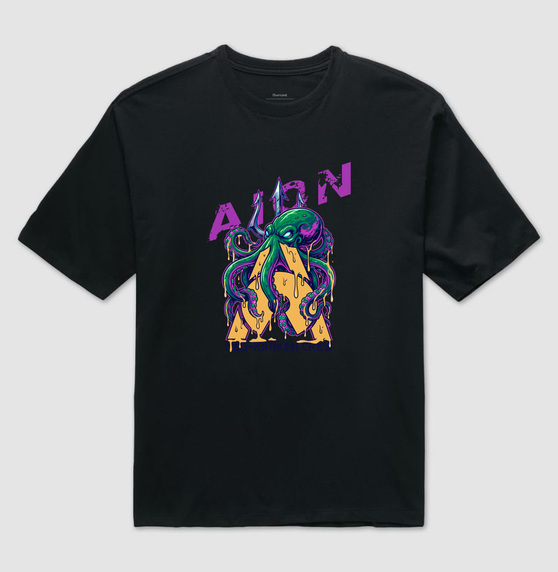 Camiseta Oversized Polvo | Origem Eterna — Aion Abstract - Imagem 4