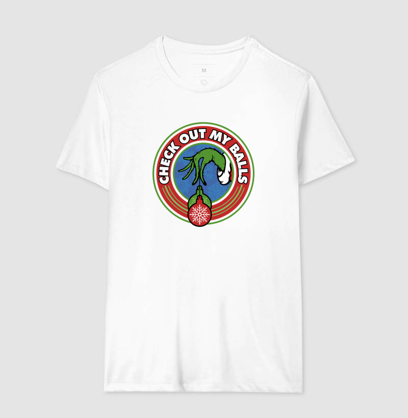 Camiseta Grinch Olha as Minhas Bolas - Imagem 4