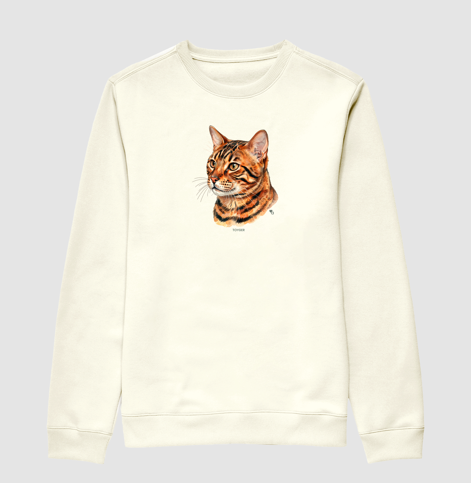 Gatos - Toyger - Moletom Suéter - Imagem 4