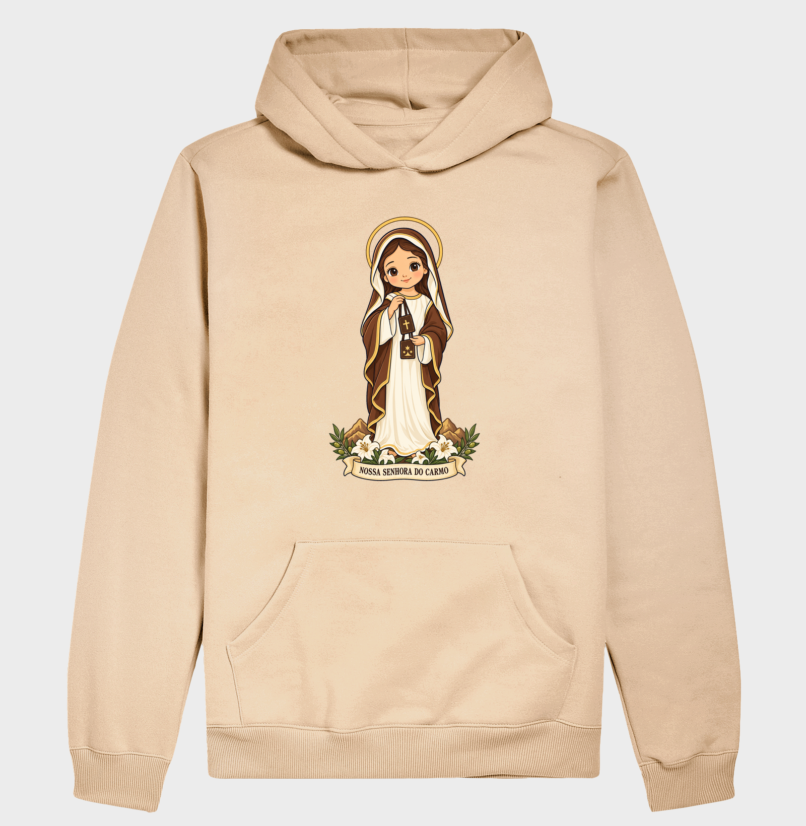 Nossa Senhora do Carmo estilo chibi - Imagem 5