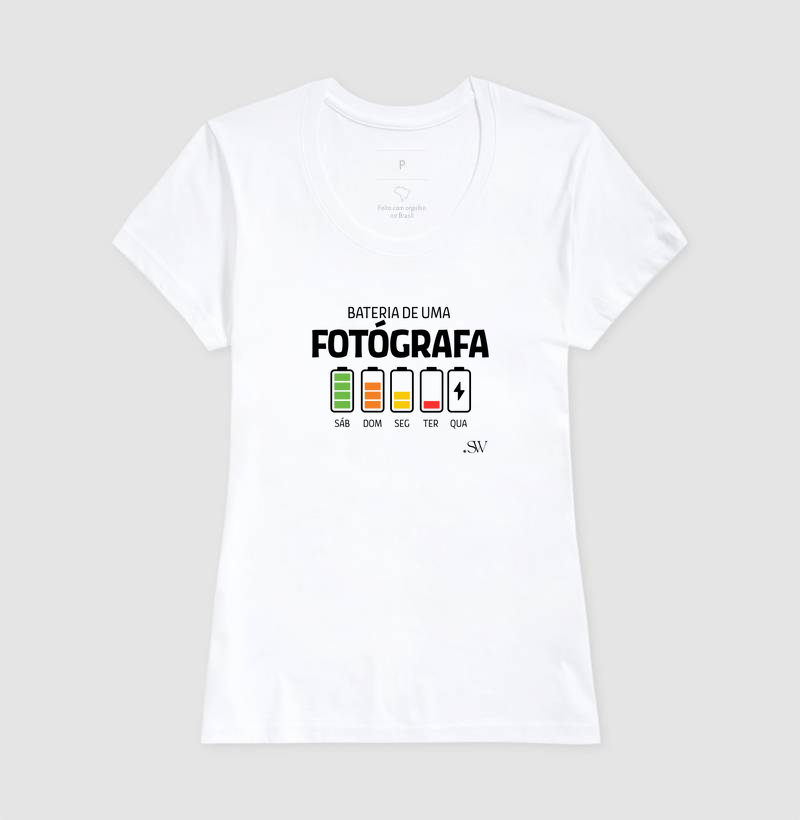 T-shirt | Shutter 04 Fotografia | Bateria original - Imagem 5