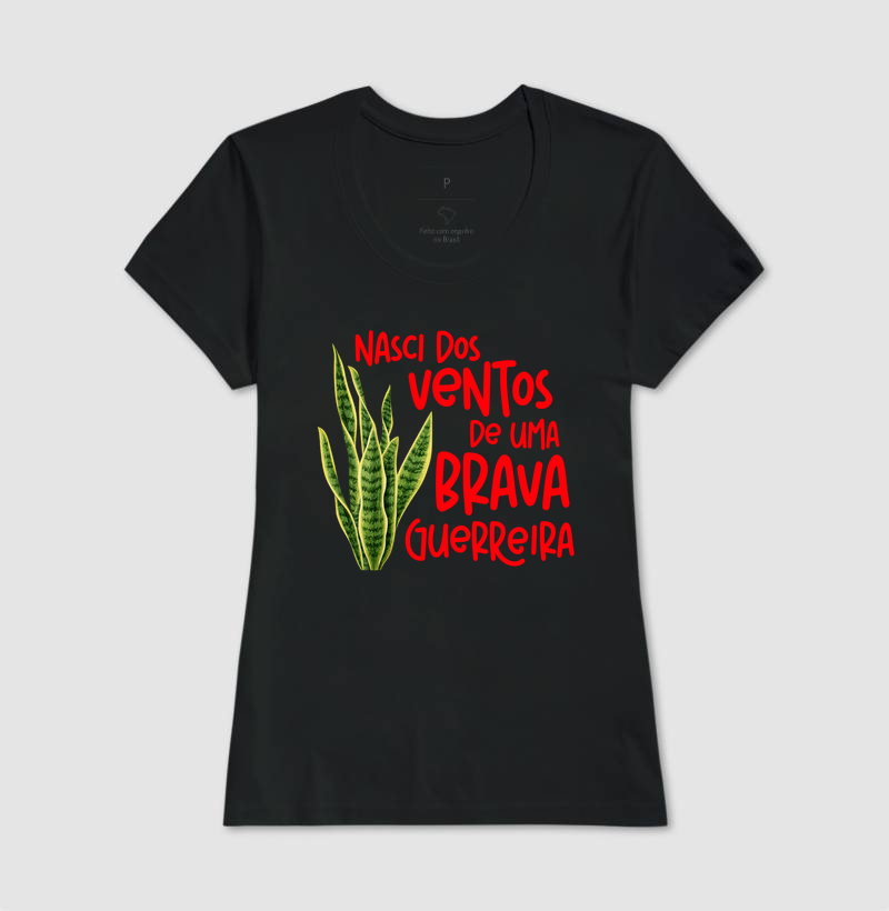 Camiseta - Nasci dos ventos de uma brava guerreira - Imagem 4