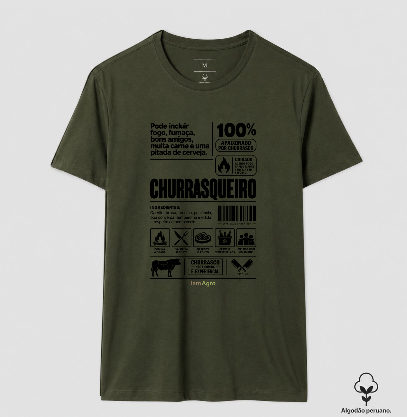 Churrasqueiro | I Am Agro | Algodão Peruano - Imagem 7
