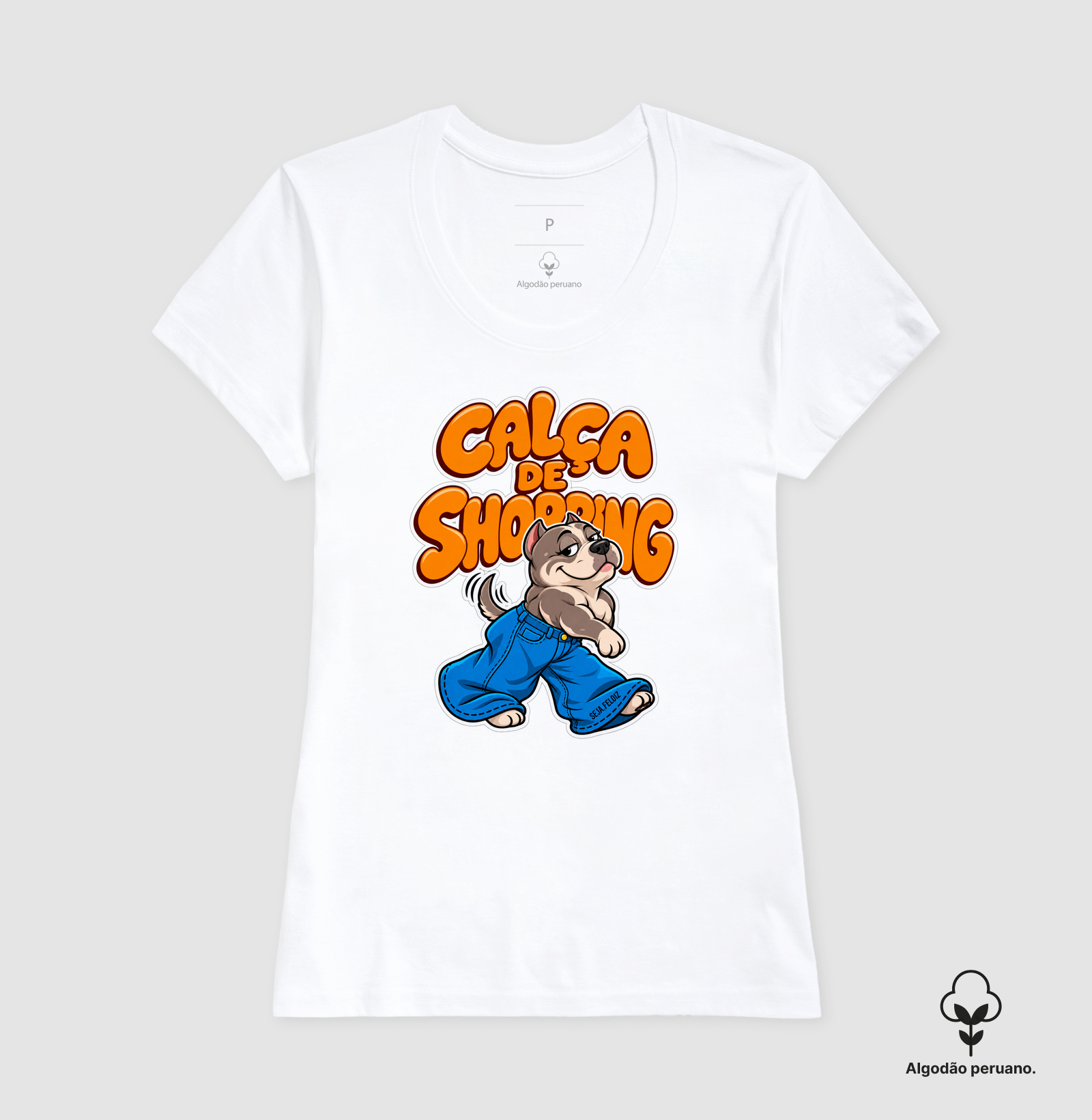 🐶👖 Calça de Shopping – American Bully Pocket Edition 🛍️💪 - Imagem 4