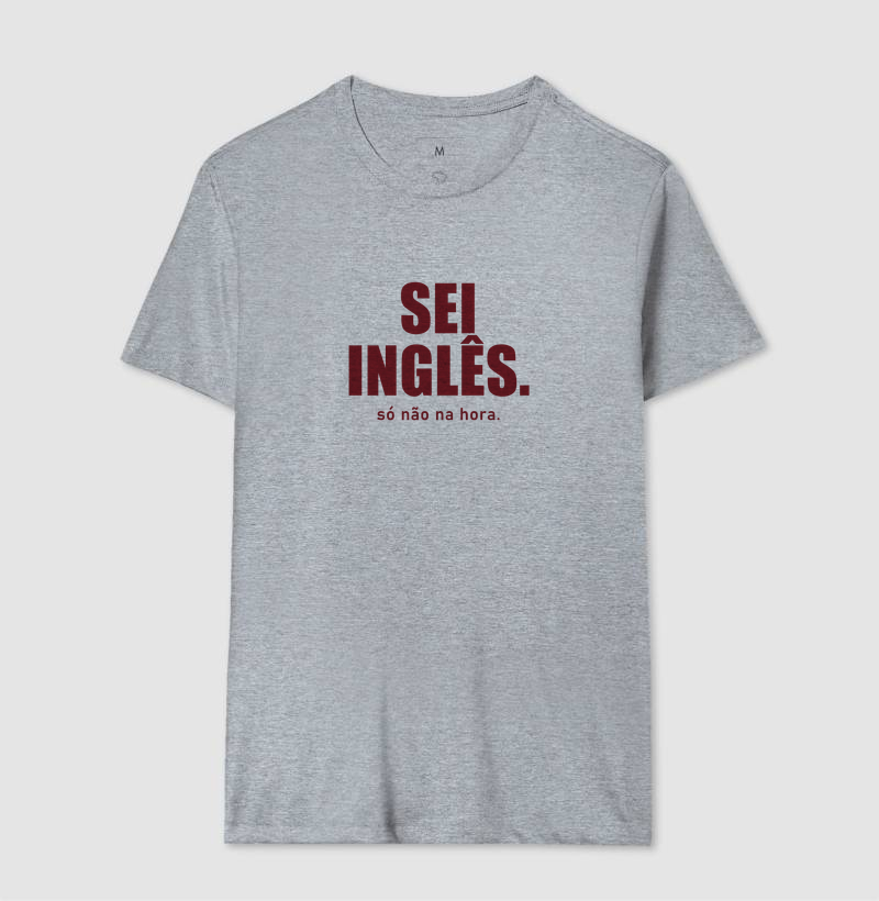 Camiseta Sei Inglês - Imagem 8