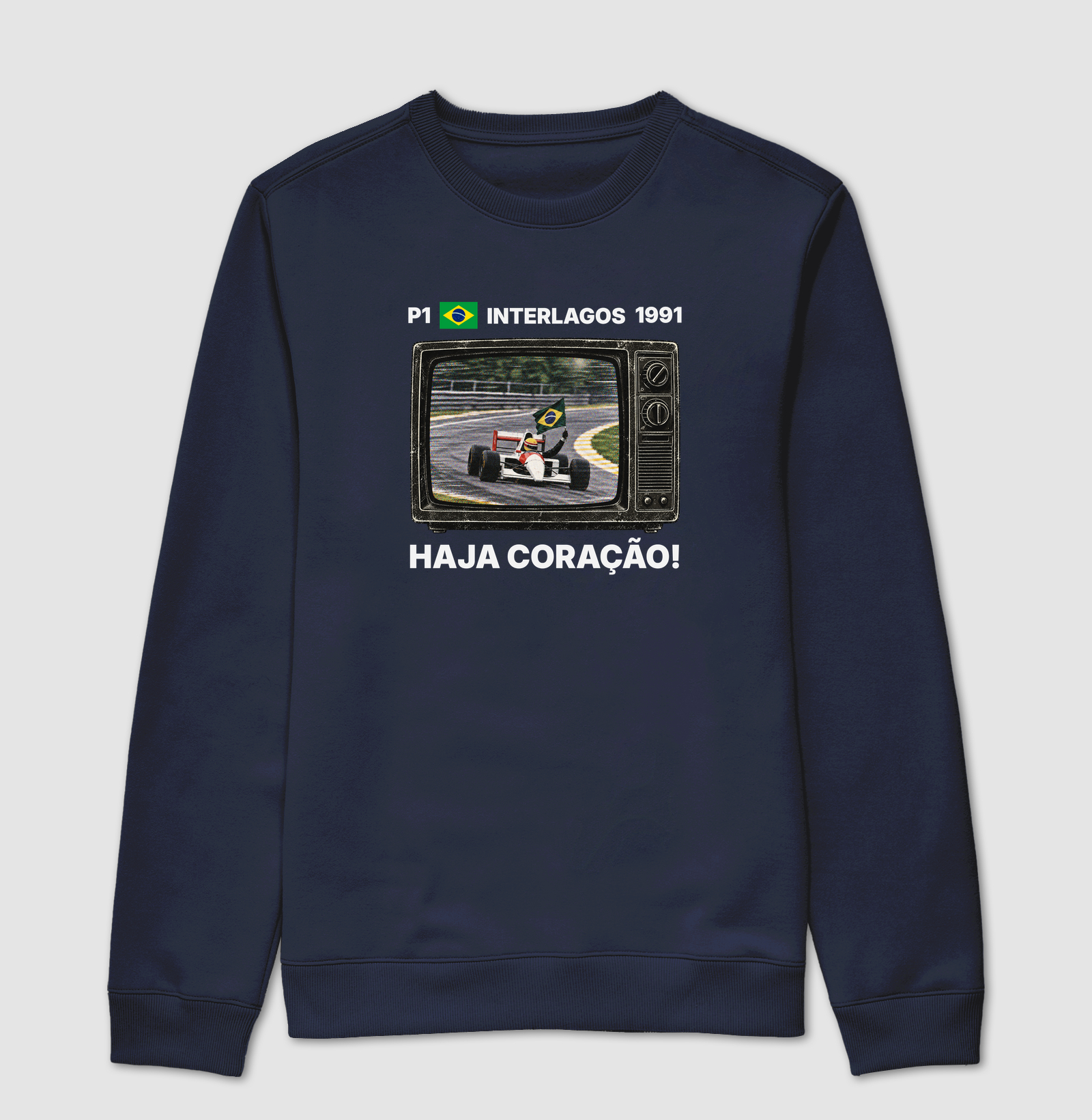 Domingo de Corrida – Camiseta Retrô TV Anos 90 Automobilismo - Imagem 5