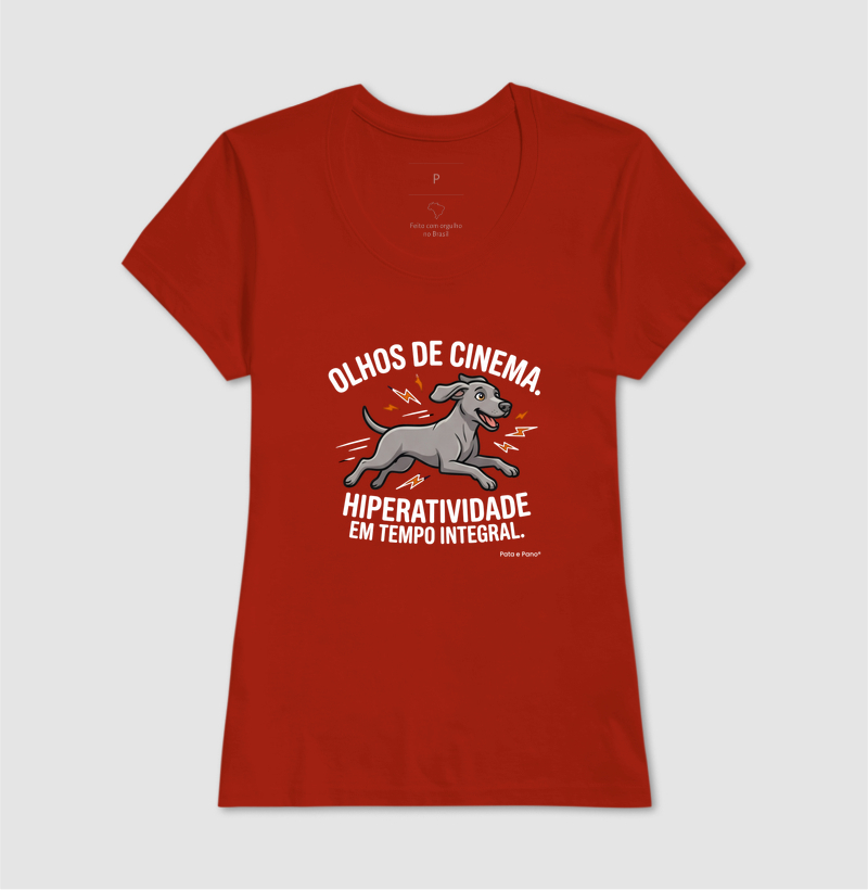 CAMISETA WEIMANARER OLHOS DE CINEMA - Imagem 11