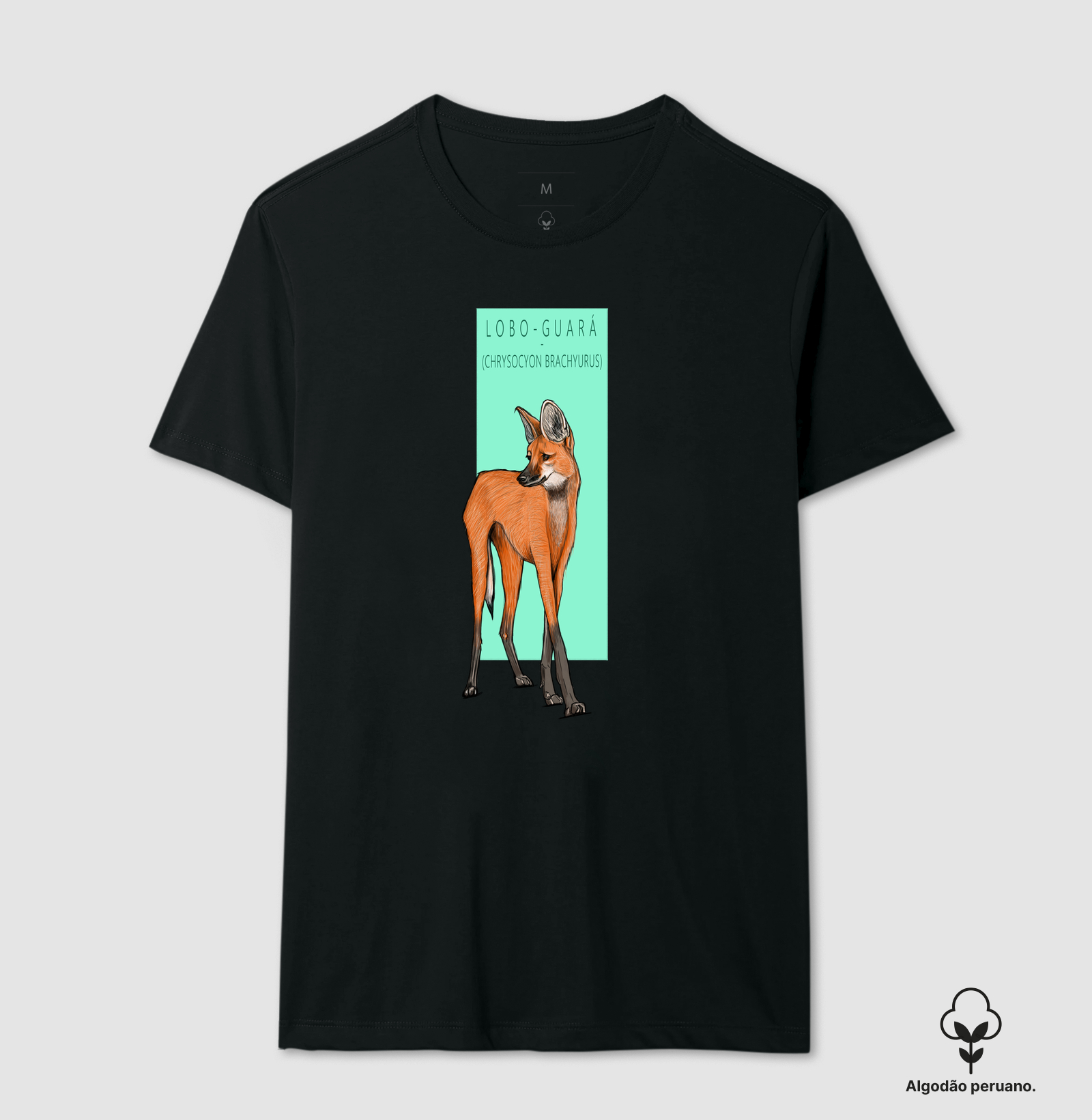 Camiseta Algodão Peruano Lobo-guará - Imagem 4