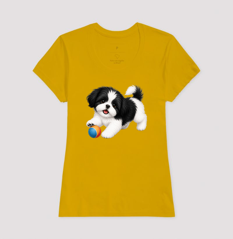 Shih Tzu Preto - Desenho Animado - Imagem 15