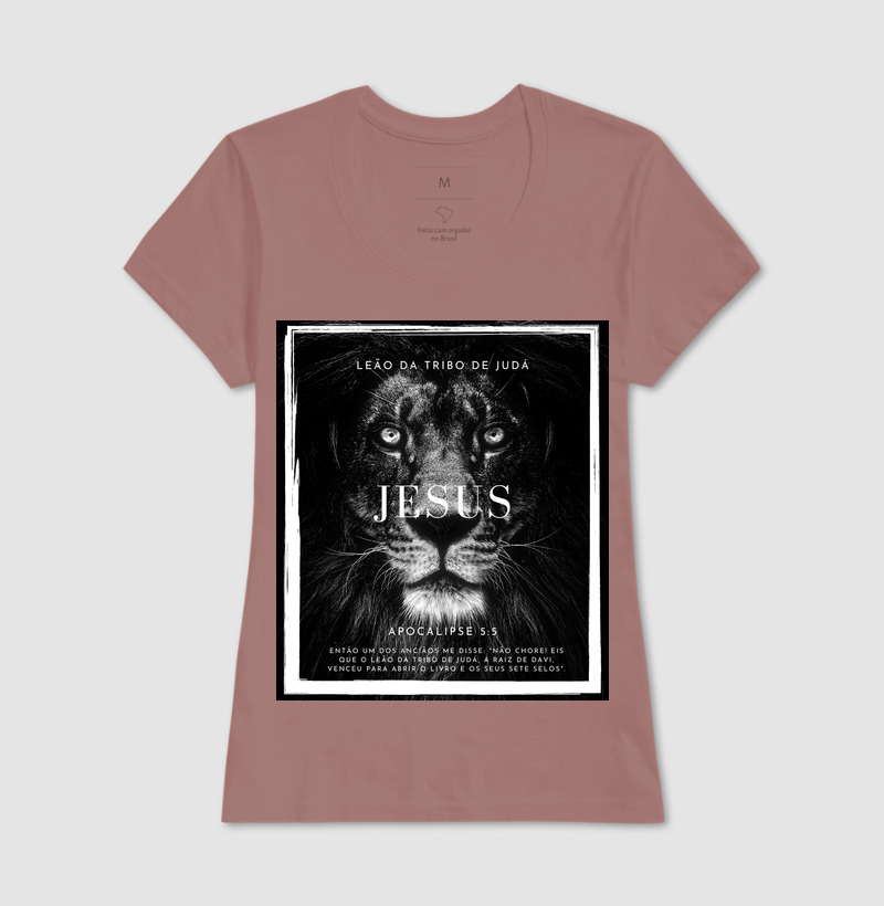 Camiseta Cristã Leão da Tribo de Judá - Imagem 17