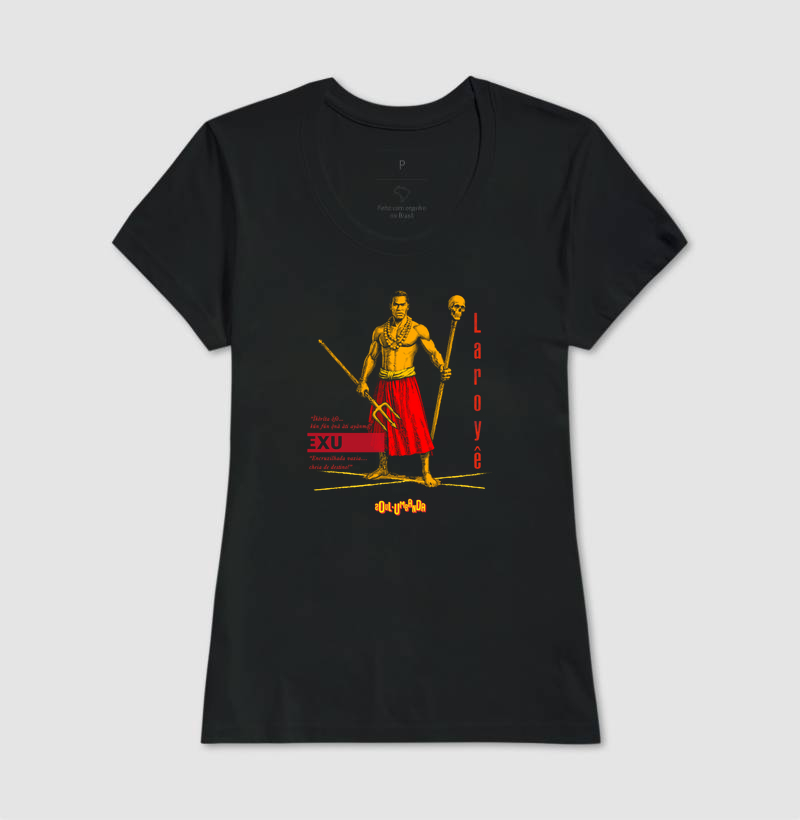 camiseta EXU iorubá feminina - Imagem 2