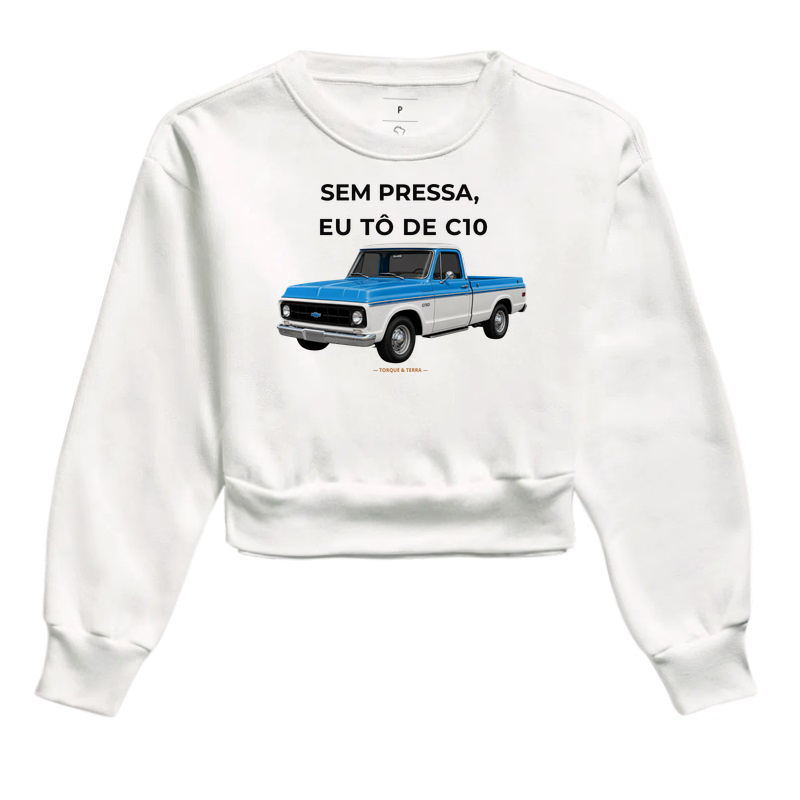 Sem pressa, eu tô de C10 - azul e branca - Imagem 3