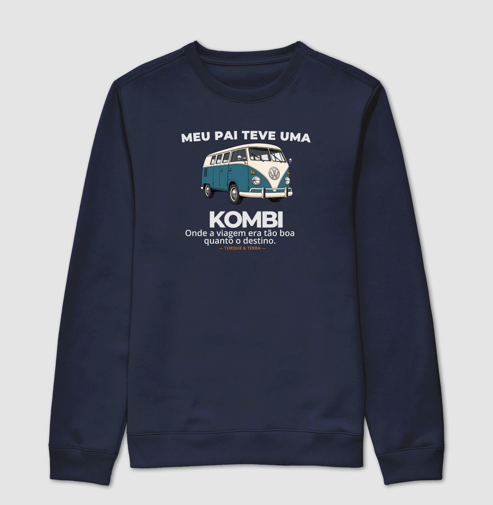 Meu pai teve uma - KOMBI - azul com branco - Imagem 5