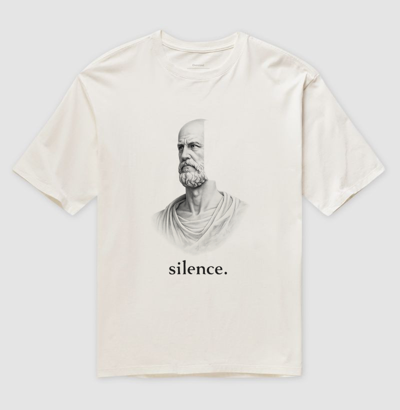 Camiseta Estoicismo "Silence" - Imagem 4