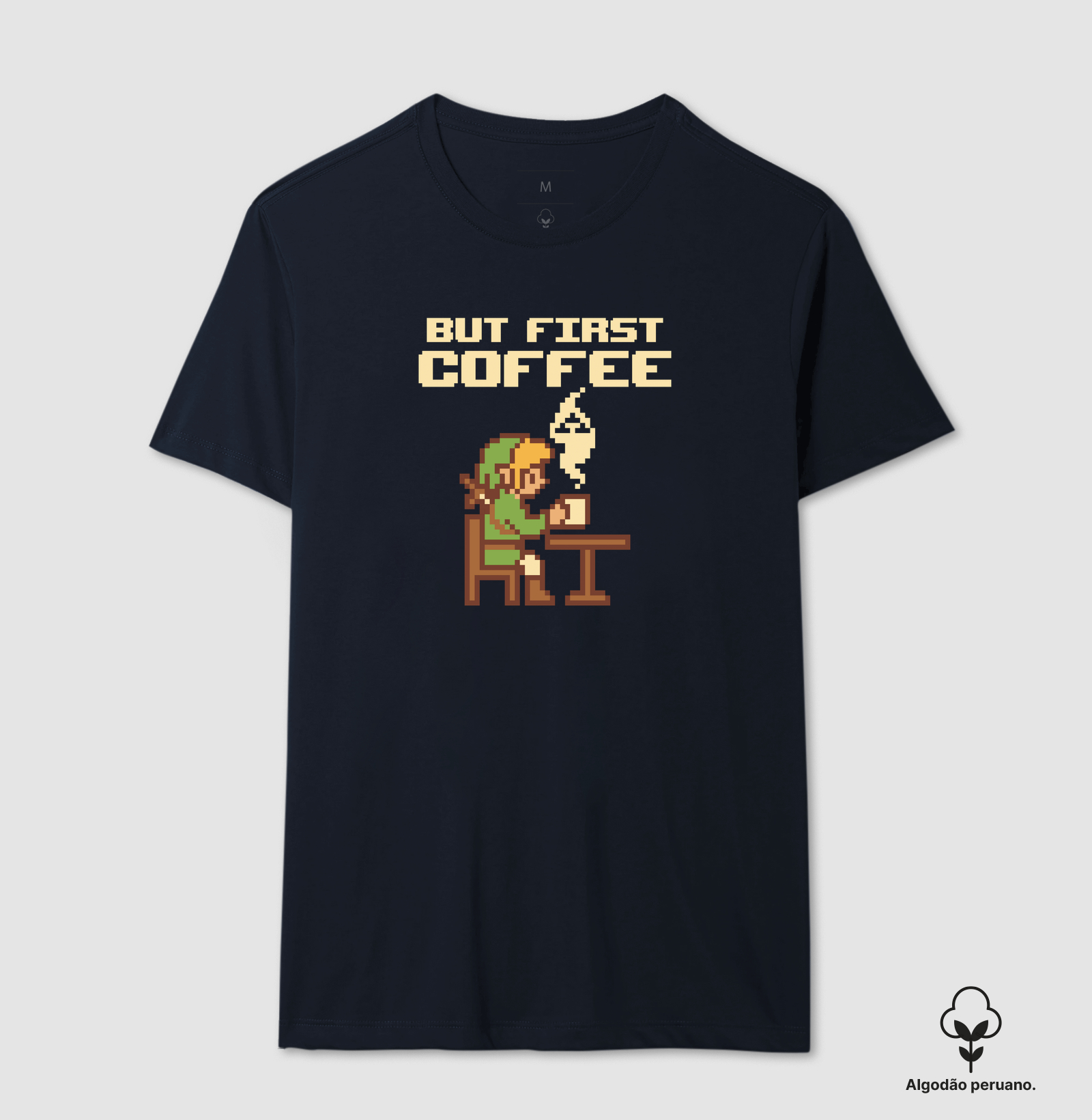 Camiseta Algodão Peruano Café Primeiro - Imagem 4