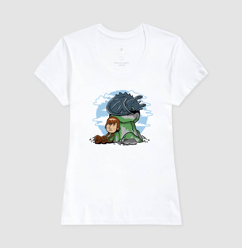 Camiseta Relaxando com meu Dragão - Imagem 5