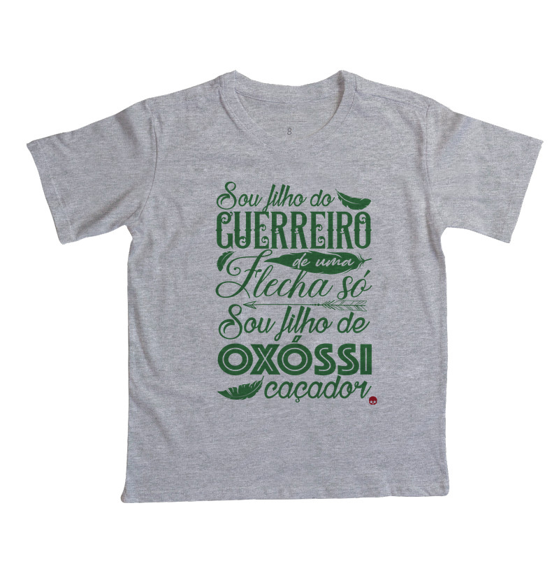 Camiseta Umbanda Oxóssi - Sou filho de um Guerreiro - Imagem 3