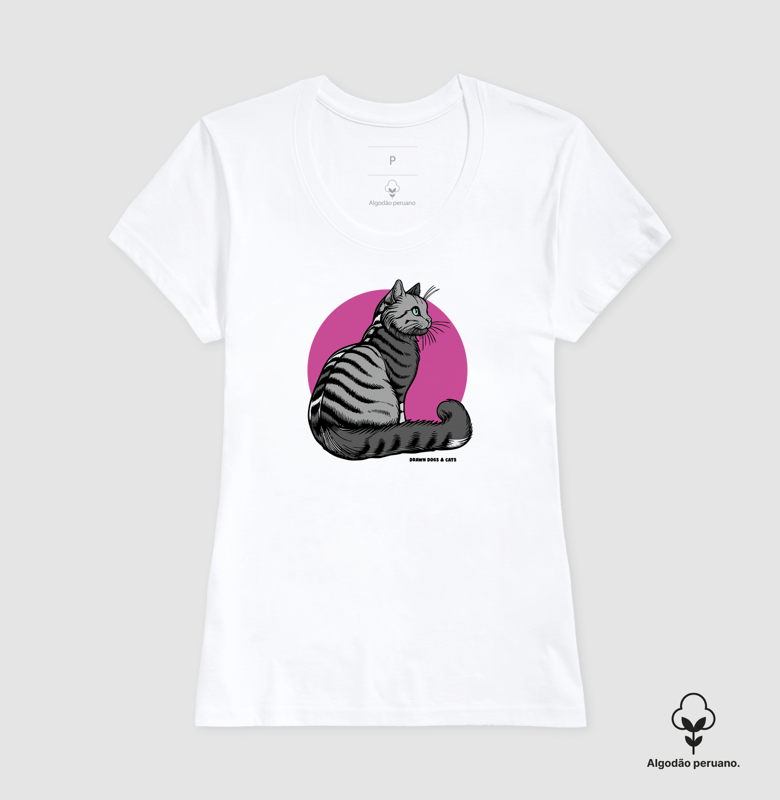 Gato cinza e fundo rosa - Imagem 6