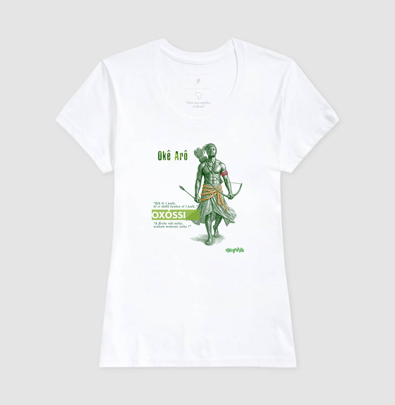 camiseta OXÓSSI iorubá feminina - Imagem 2
