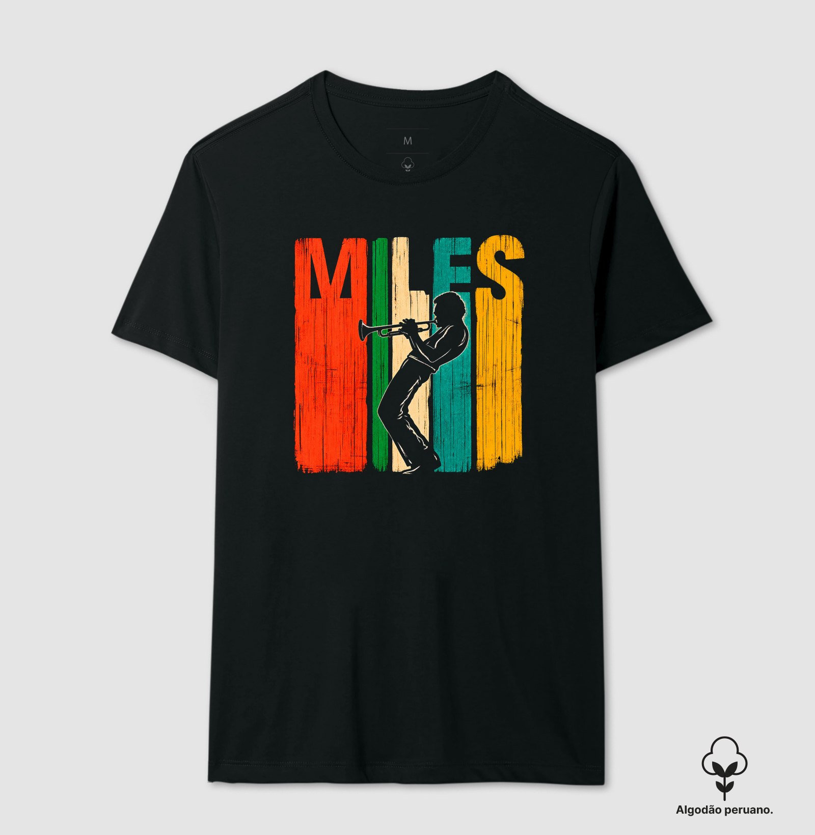 Camiseta Retro Miles Davis Festival Jazz Algodão Tanguis Nobre - Imagem 2