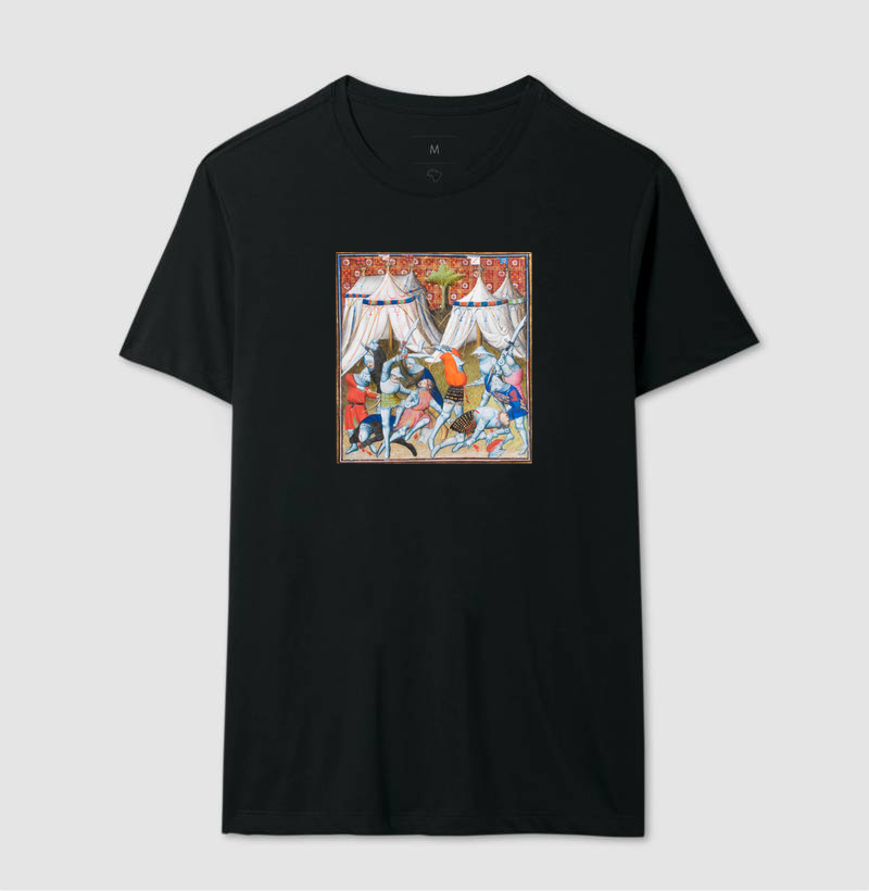 Camiseta A Noite das Lâminas – Conflito Medieval em Campo - Imagem 5