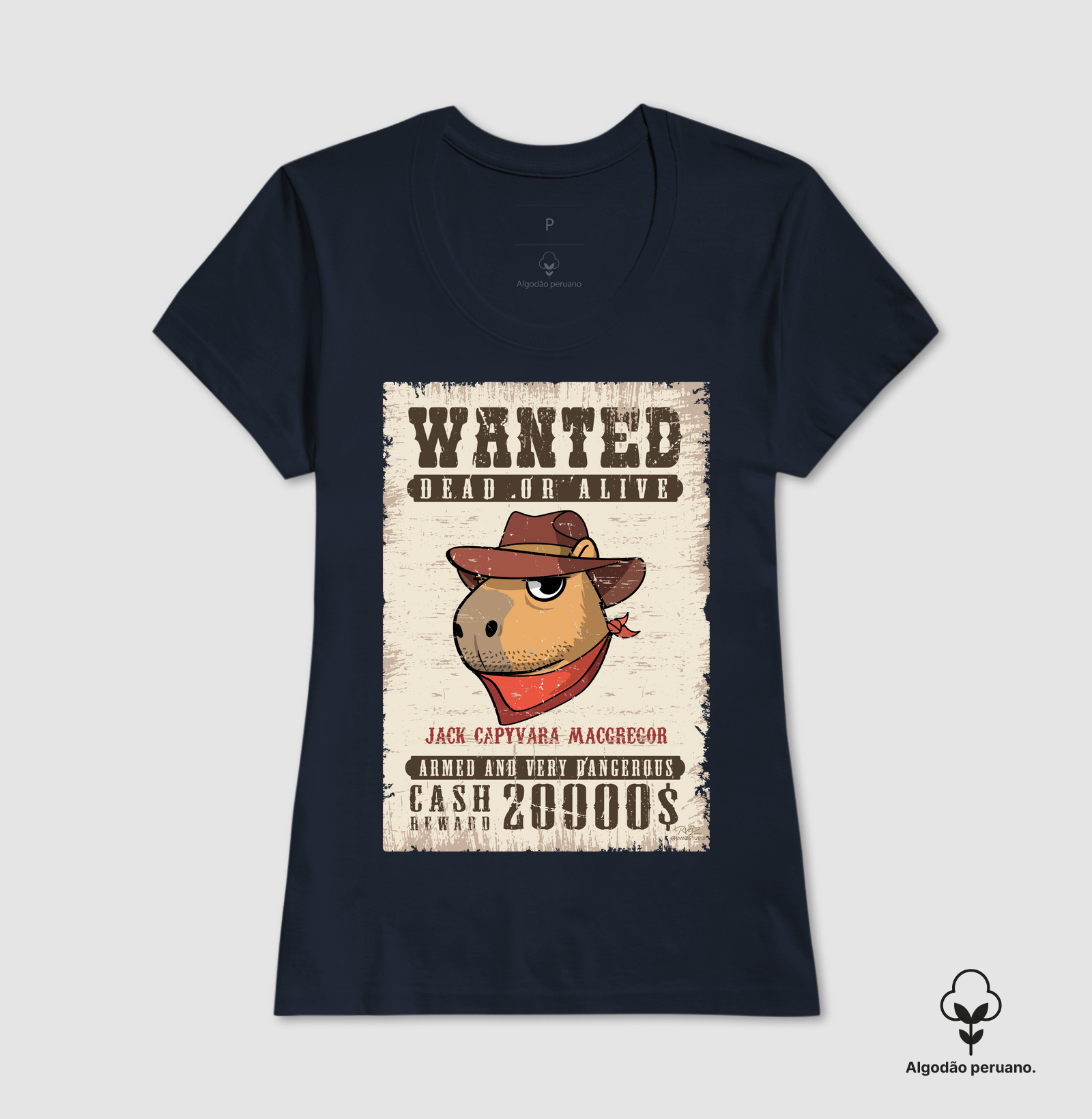 Camiseta Wanted Capivara - Imagem 7