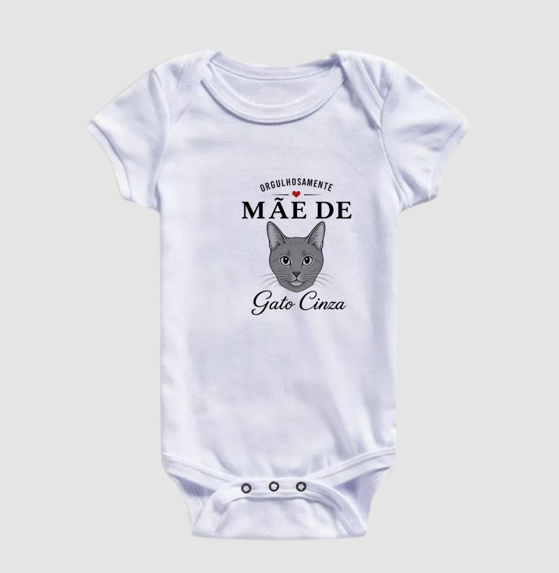 Orgulhosamente Mãe de Gato Cinza - Imagem 3