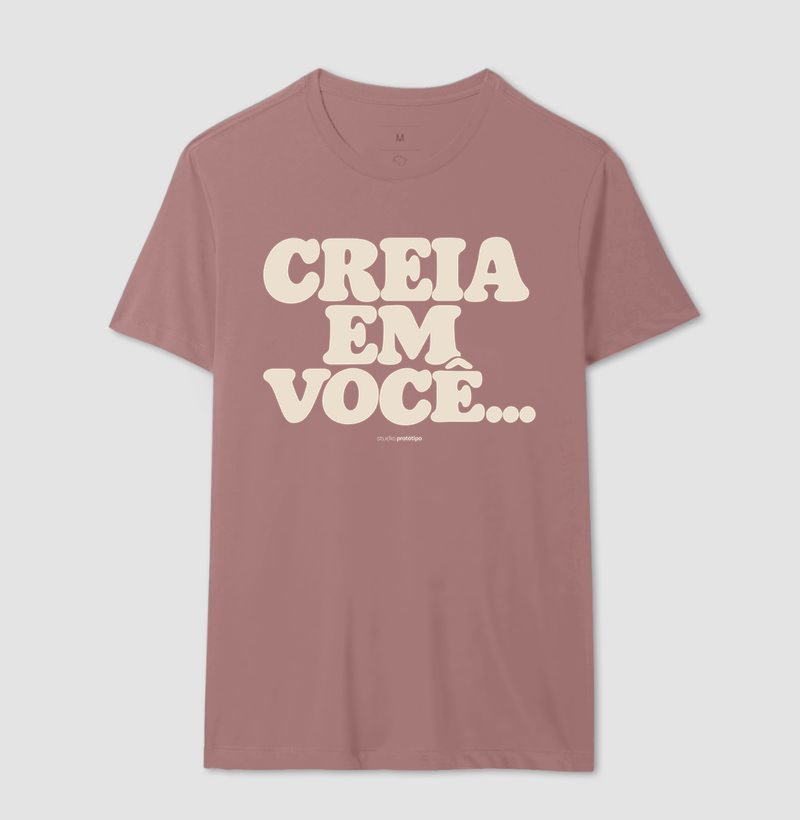 Camiseta Creia em Você (estampa G) - Imagem 16