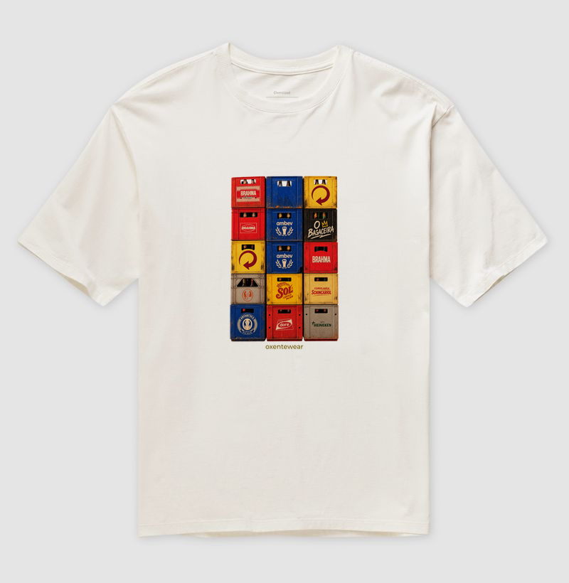 Camiseta Caixas de Cerveja ( O bagaceira )  OxenteWear - Imagem 4