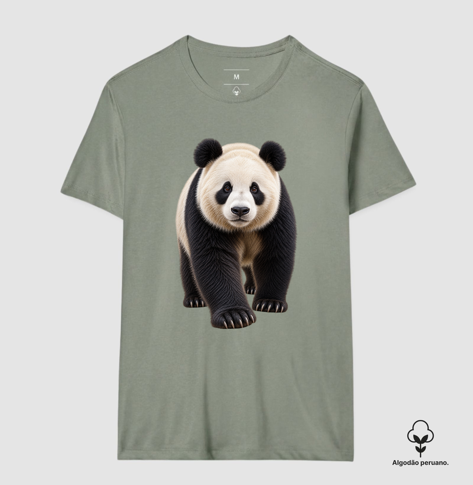 Camiseta Algodão Peruano - Panda - Imagem 5