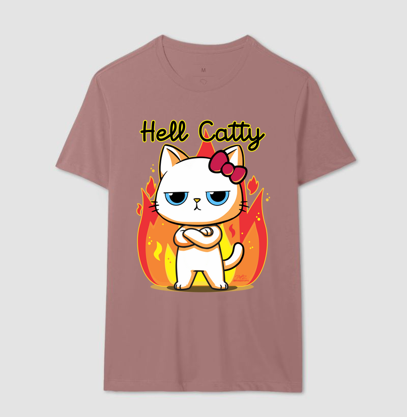Camiseta Gato Sincero Hell Catty - Imagem 16