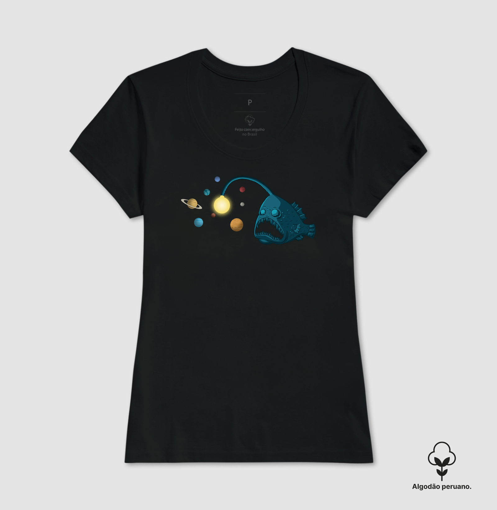 Camiseta Algodão Peruano Armadilha Espacial - Imagem 3