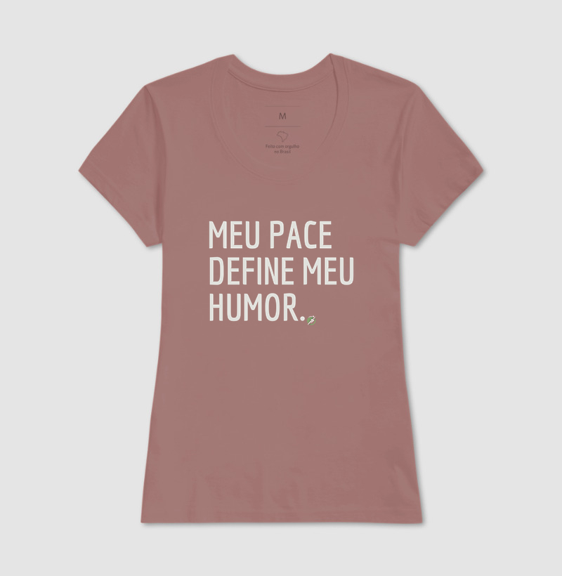 Camiseta Corrida - Meu Pace Define Meu Humor - Imagem 17